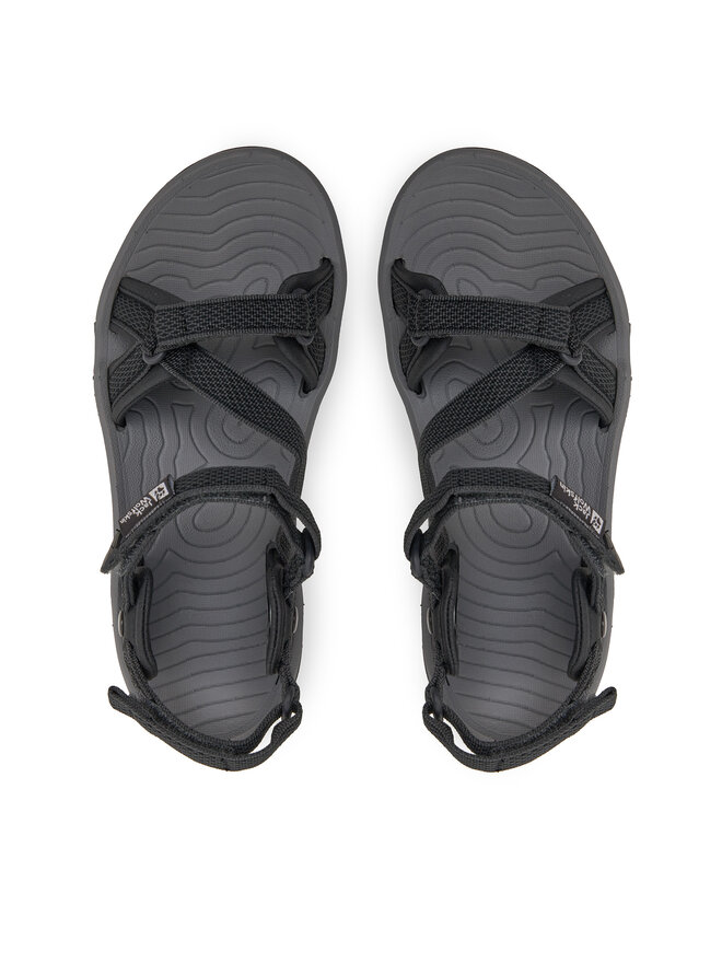 Jack Wolfskin Sandały Jack Wolfskin Lakewood RiderSandal 4019041 Czarny