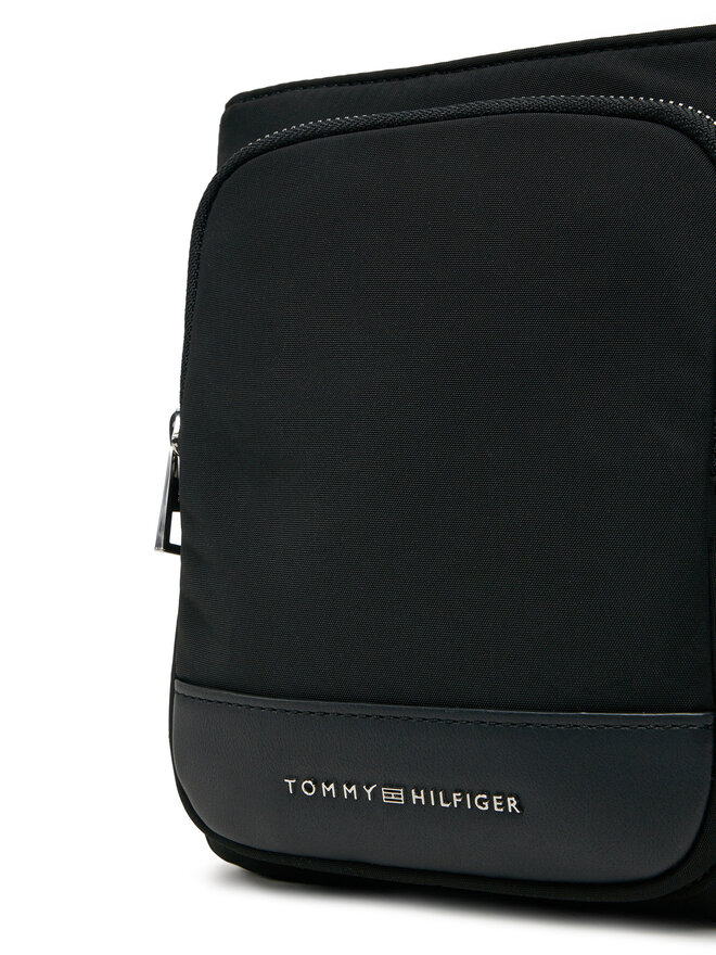 Tommy Hilfiger Crossover torbica Tommy Hilfiger Th Business Nylon Mini Crossover AM0AM13193 Crna