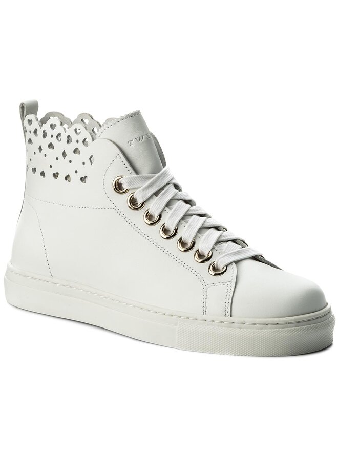 TWINSET Sneakersy TWINSET Sneaker CS8TFU Biały