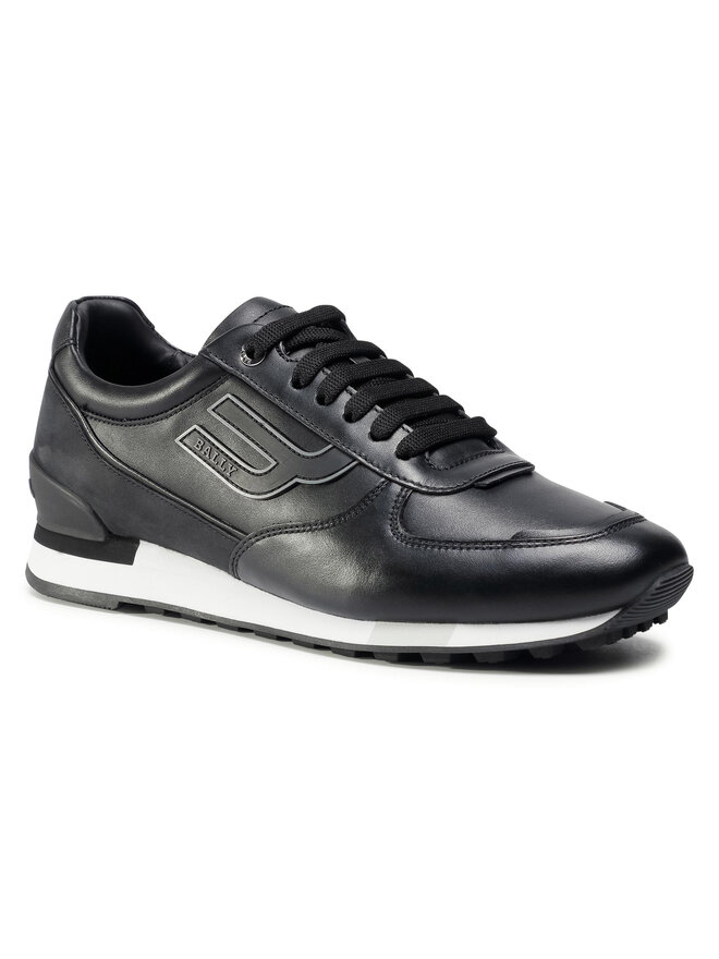 Black bally sneakers sales