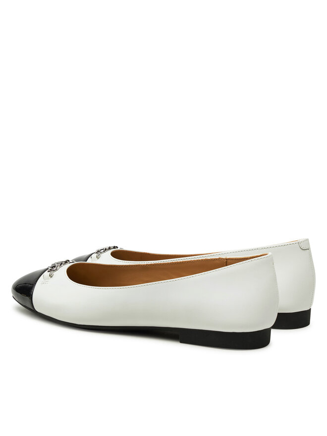 MICHAEL Michael Kors Μπαλαρίνες MICHAEL Michael Kors Rebecca Flex Ballet 40F4RBFP1L Λευκό