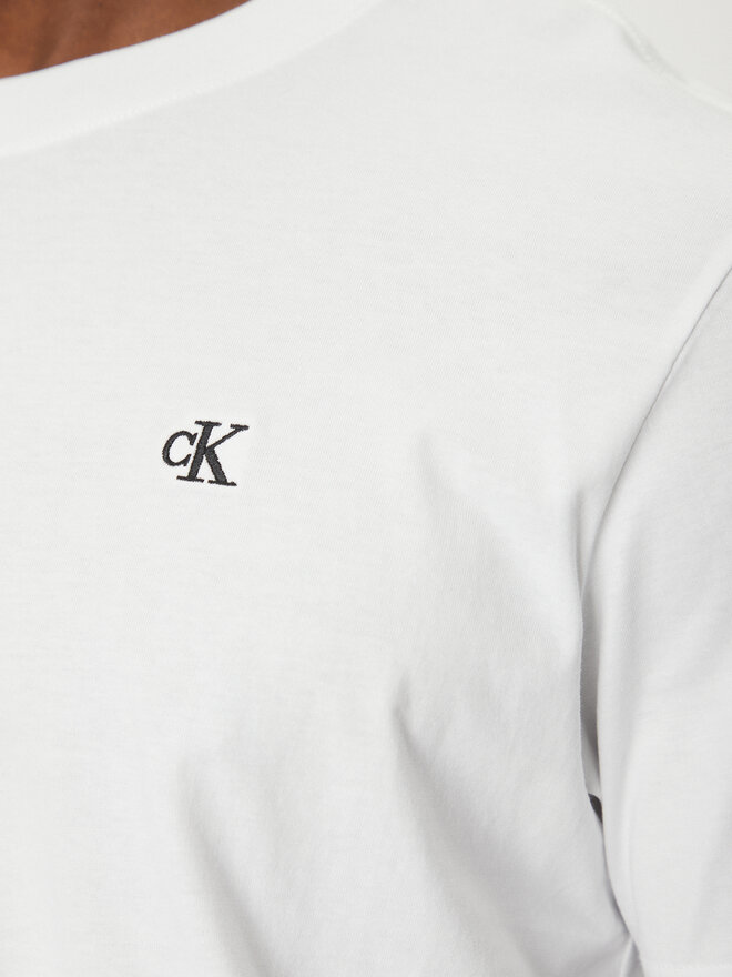 Calvin Klein Jeans Calvin Klein Jeans Camiseta Serif Font Graphic J30J327473 Blanco Regular Fit