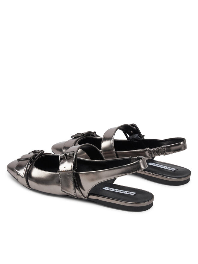 KARL LAGERFELD Sandali KARL LAGERFELD Konnie KL40186A Srebrna