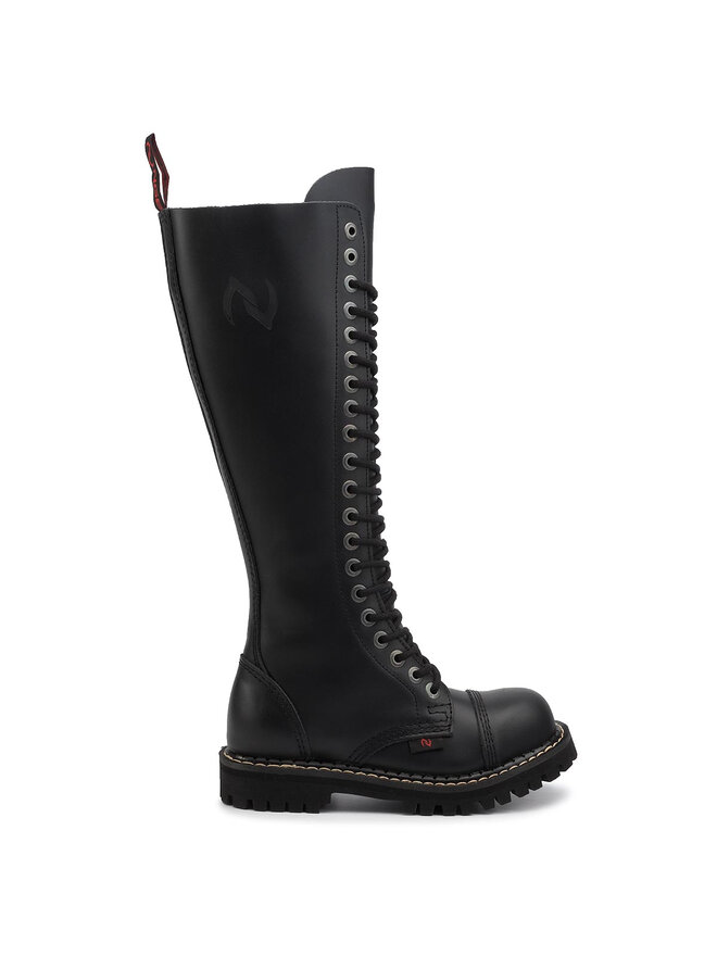 Nagaba Schnürstiefel Nagaba 020H Schwarz