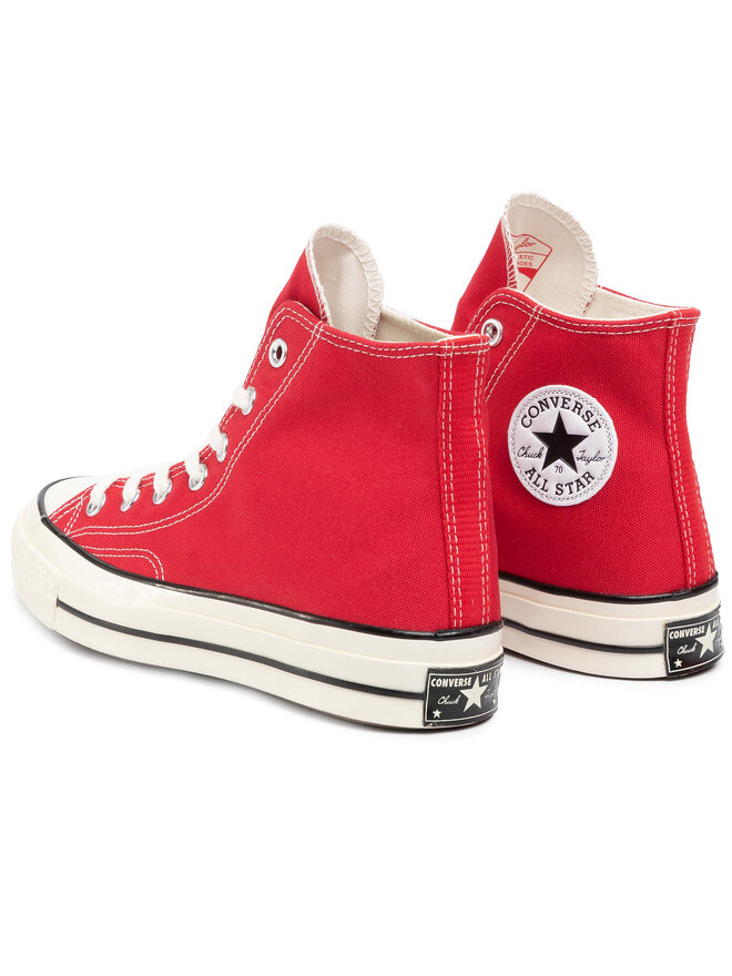 Converse Sneakers aus Stoff Converse Chuck 70 Hi Enamel 164944C Rot