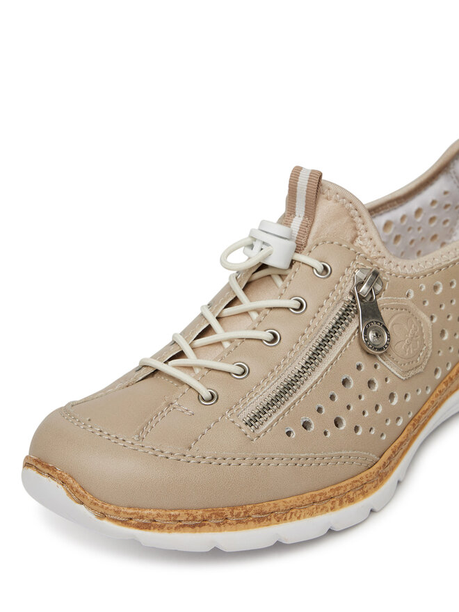 Rieker Sneakersy Rieker N42P6-62 Beżowy