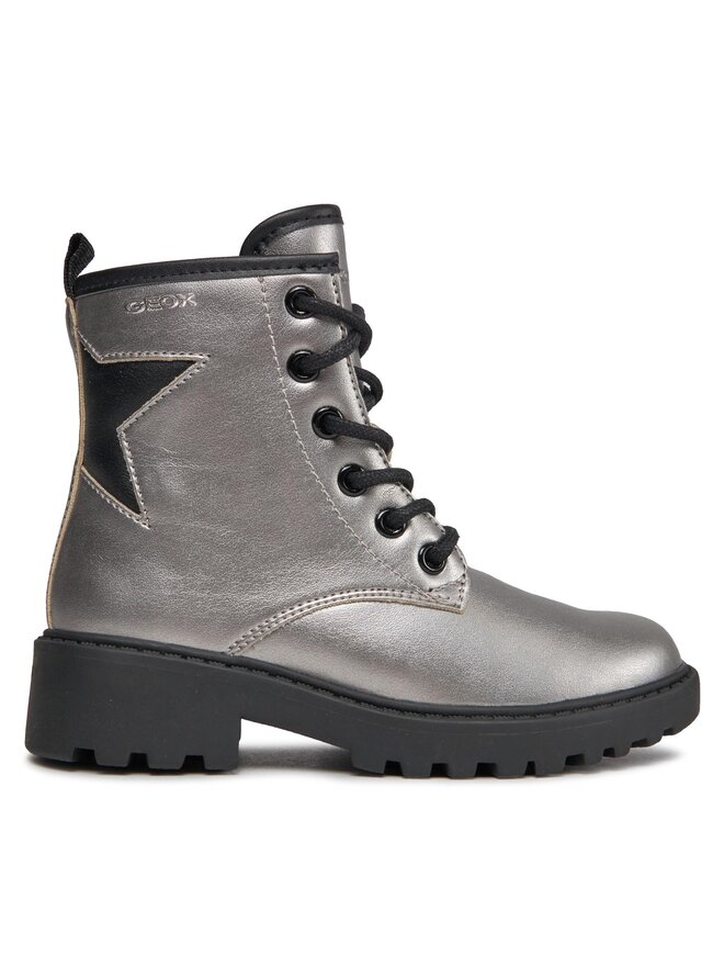 Geox Trapery Geox Jr Casey J9420G 000NF C1363 S Srebrny