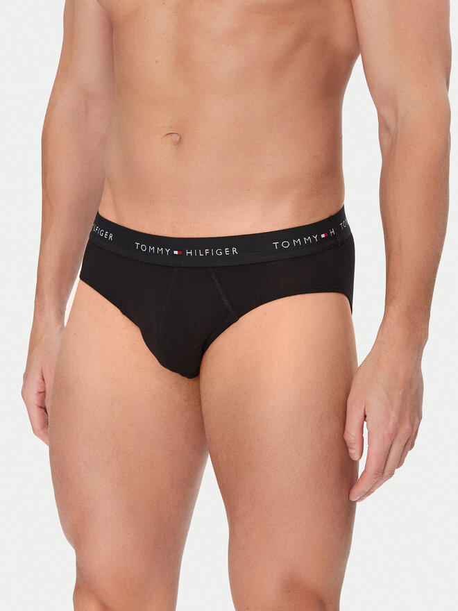 Tommy Hilfiger Tommy Hilfiger Σετ σλιπ 3 τμχ. UM0UM03471 Μαύρο