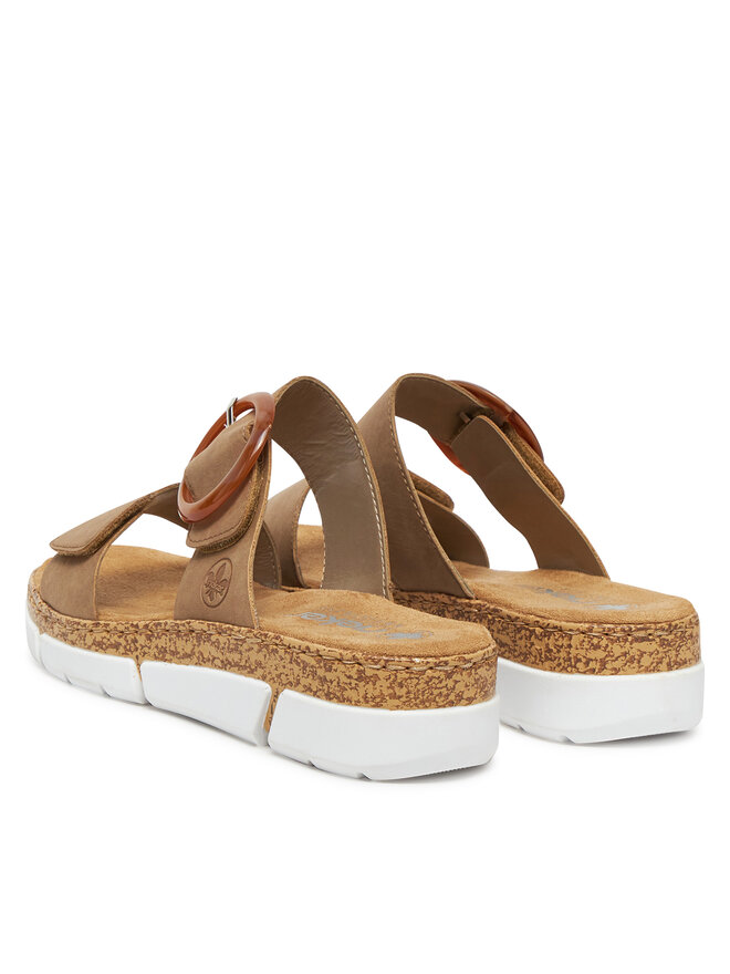 Rieker Pantoletten Rieker V2392-62 Beige