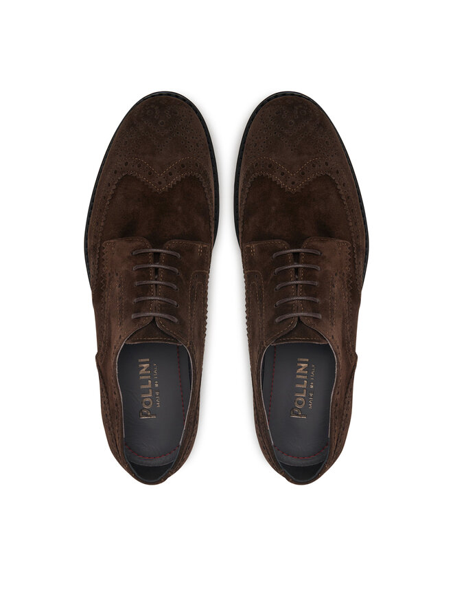 Pollini Półbuty Pollini SB10233G0MUB0301 Brązowy