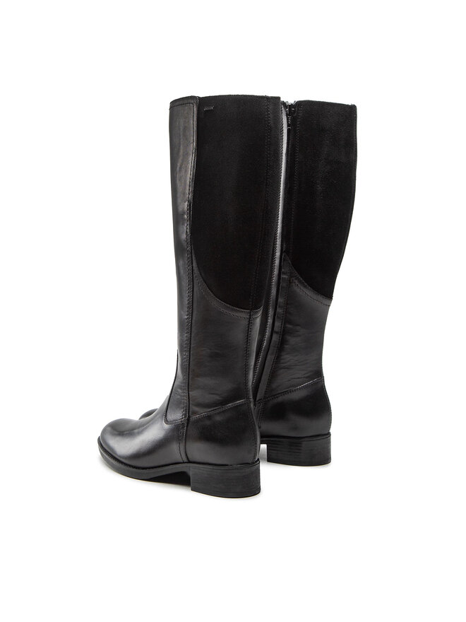 Geox Cizme lungi riding Geox D Felicity Np Abx D D26BLD 04322 C9999 Negru