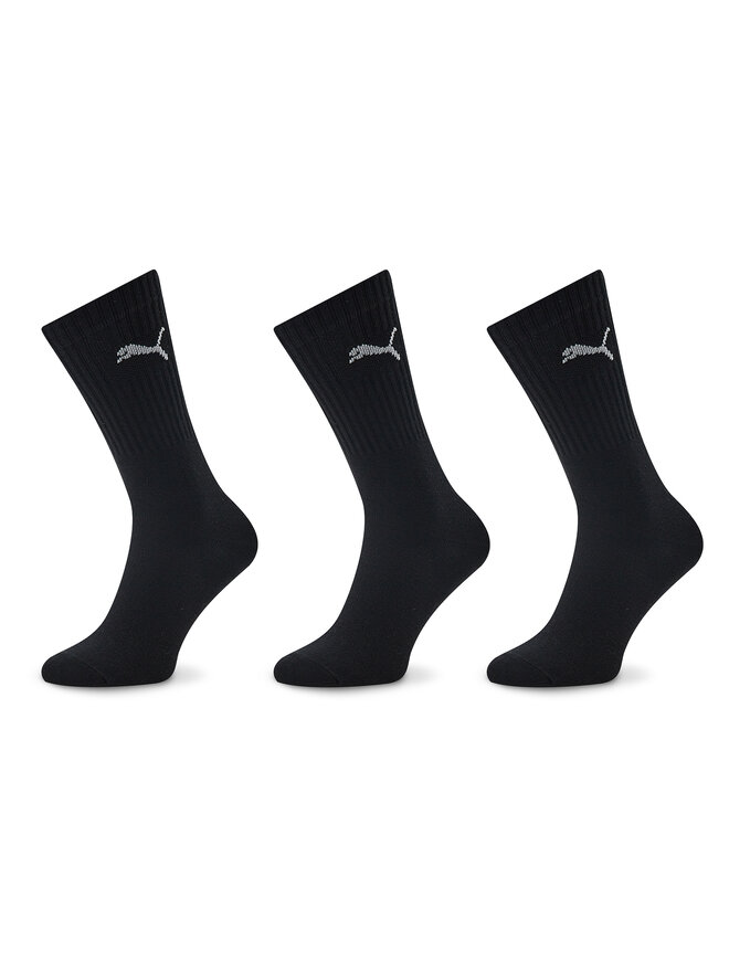 Puma 3er-Set hohe Unisex-Socken Puma 907940 01 Schwarz