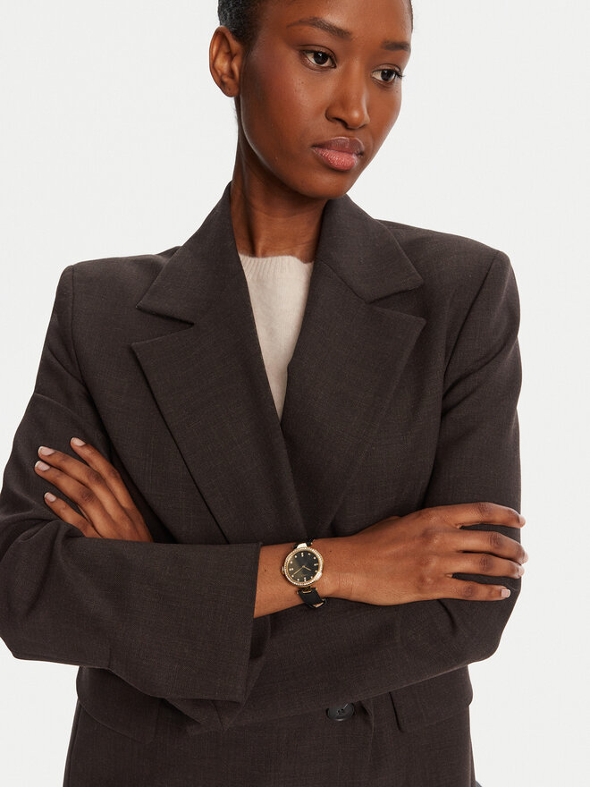 Timex Ρολόι Timex City TW2V45100 Μαύρο