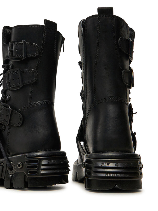 NEW ROCK Glany NEW ROCK M-373-S18 Czarny