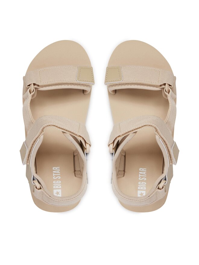 Big Star Shoes Sandały Big Star Shoes NN274A535 Beżowy