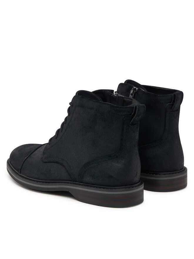 Clarks Schnürschuhe Clarks Aldwin 2 Cap 26320118 Schwarz