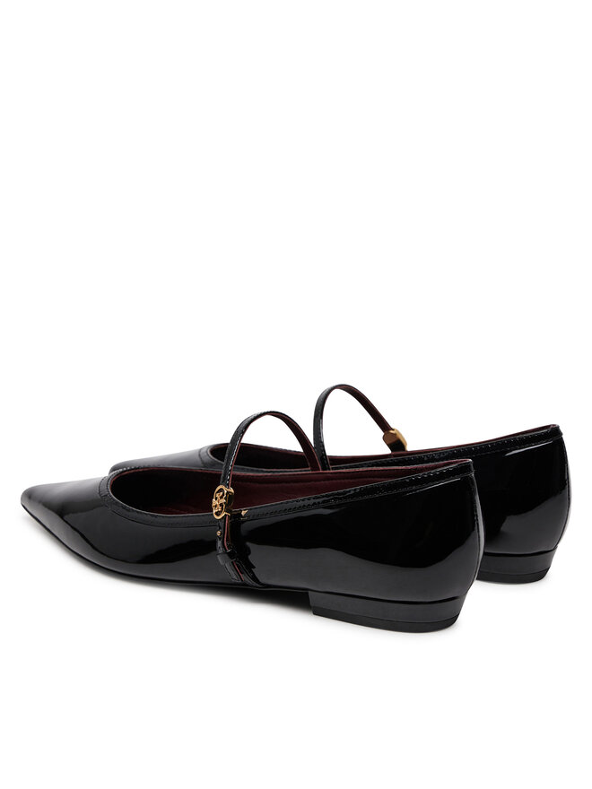 Tory Burch Baleriny Tory Burch Double Buckle Mary Jane 162764 Czarny
