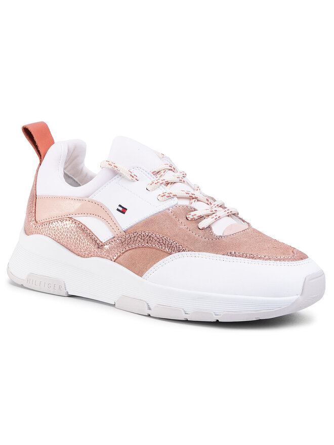 Tommy Hilfiger Sneakers Tommy Hilfiger Sporty Chunky Glitter Sneaker FW0FW04853 Weiß