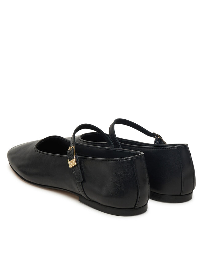 Tommy Hilfiger Baleriny Tommy Hilfiger SmooMaryjane FW0FW09152 Czarny