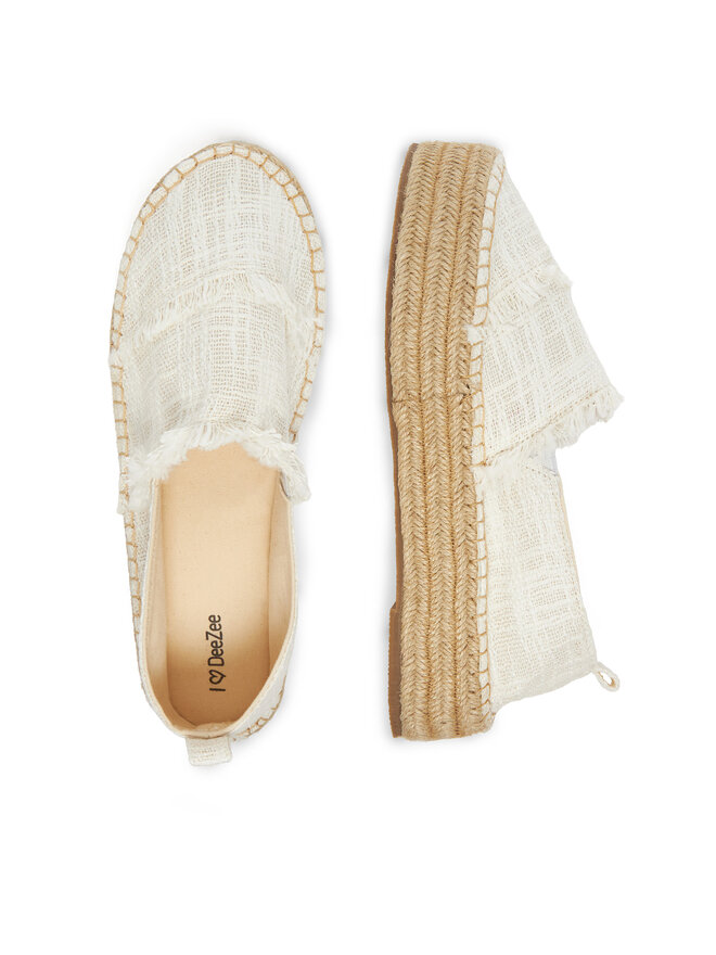 DeeZee Espadrilky DeeZee 532502 Écru