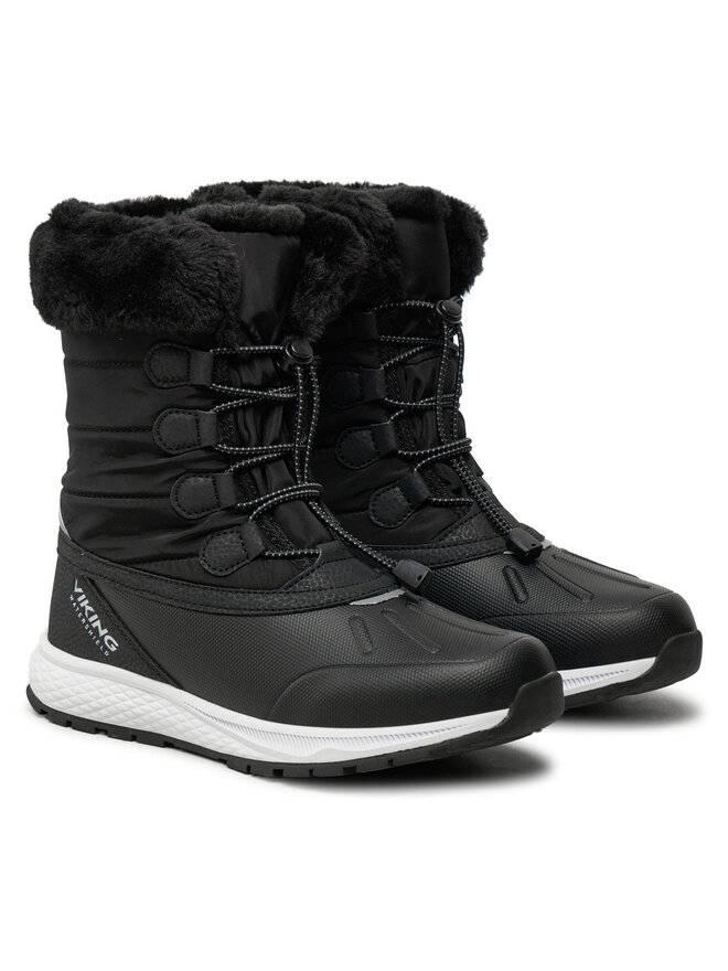Śniegowce Viking 3-93610-233 Czarny | eobuwie.com.pl