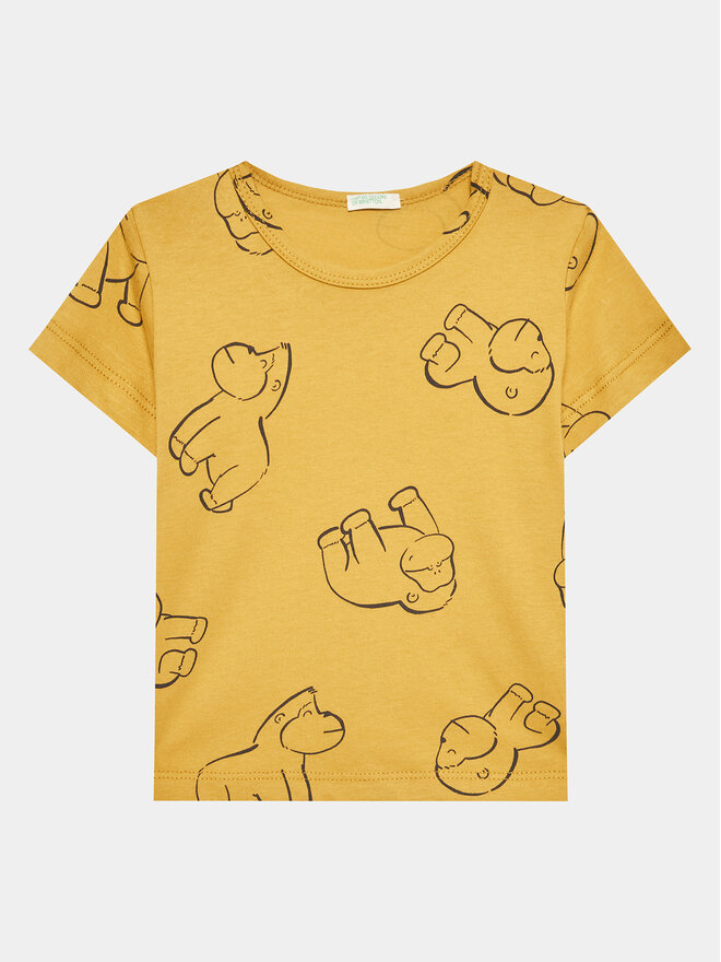 United Colors Of Benetton United Colors Of Benetton Футболка 30HPA1031 Cиній Regular Fit