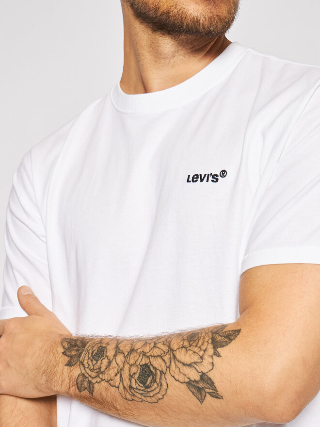 Levi's® Levi's® Marškinėliai Red Tab™ Vintage A0637-0000 Balta Boxy Fit