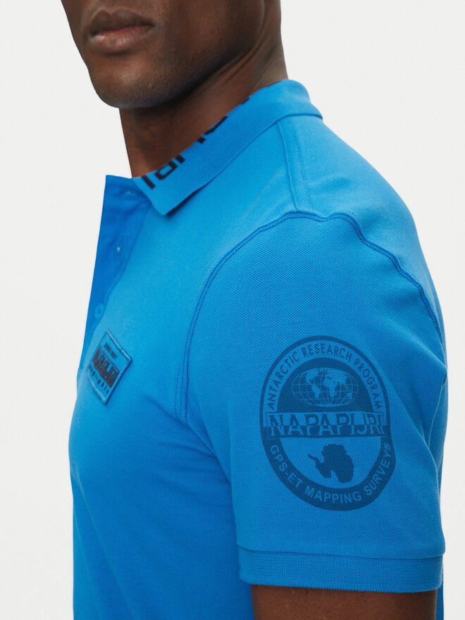 Napapijri Napapijri Poloshirt E-Amundsen NP0A4IN9 Blau Regular Fit