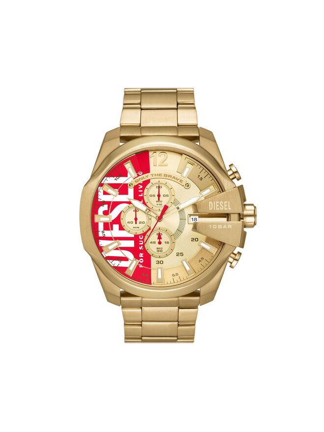 Diesel Uhr Diesel Mega Chief DZ4642 Goldfarben