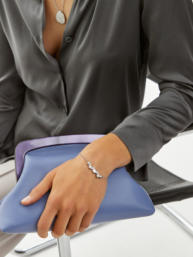 Calvin Klein Bransoletka Calvin Klein 35000240 Srebrny