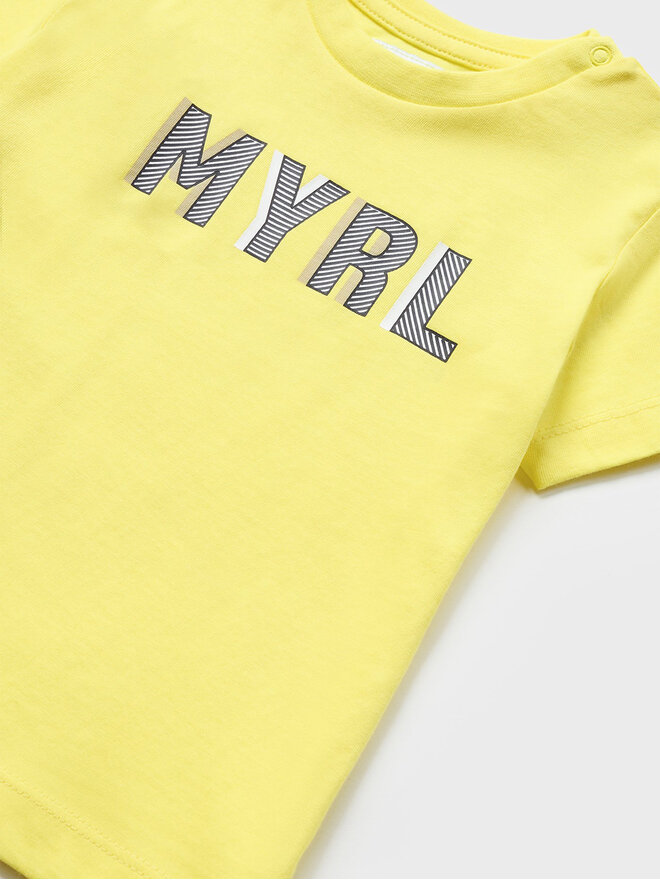 Mayoral Mayoral T-Shirt 106 Gelb Regular Fit