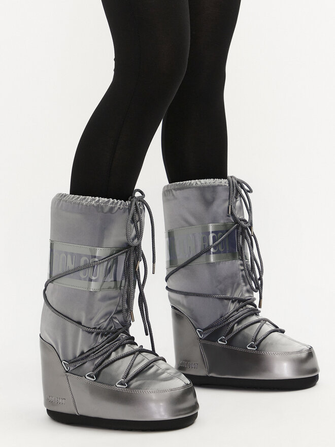 Moon Boot Śniegowce Moon Boot 80D1401680 Srebrny