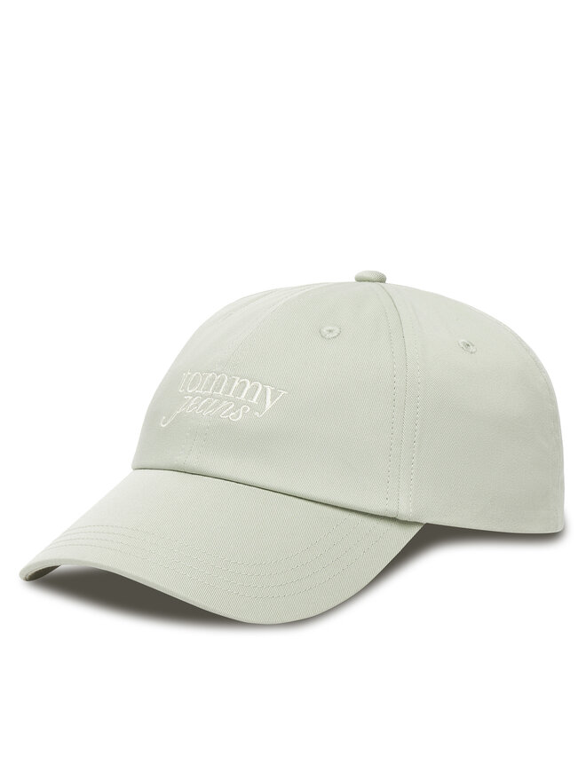 Tommy Jeans Καπέλο Jockey Tommy Jeans Script AW0AW17815 Πράσινο