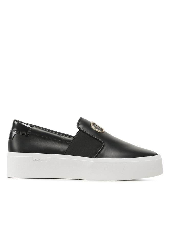 Calvin Klein Sportcipők Calvin Klein Flatform Cupsole Slip On W/Hw HW0HW01421 Fekete