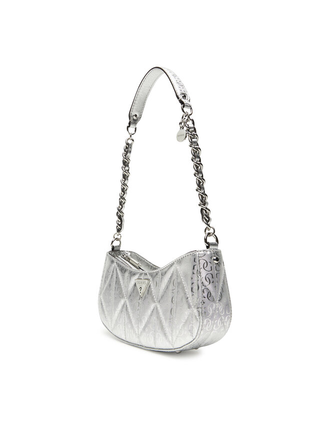 Guess Ročna torba Guess Aldina HWGY96 63170 Srebrna