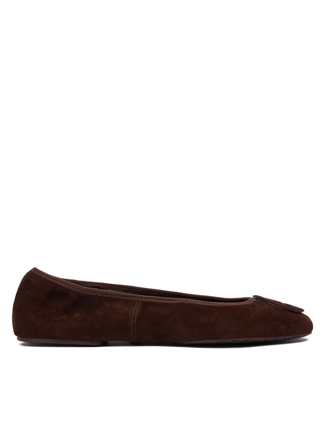 Tory Burch Ballerinas Tory Burch Reva Travel Ballet 177247 Braun