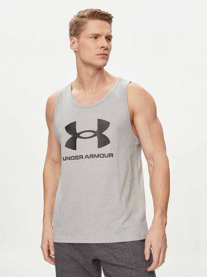 Under Armour Under Armour Tank top Ua Sportstyle Logo Tank 1382883-035 Siva Loose Fit