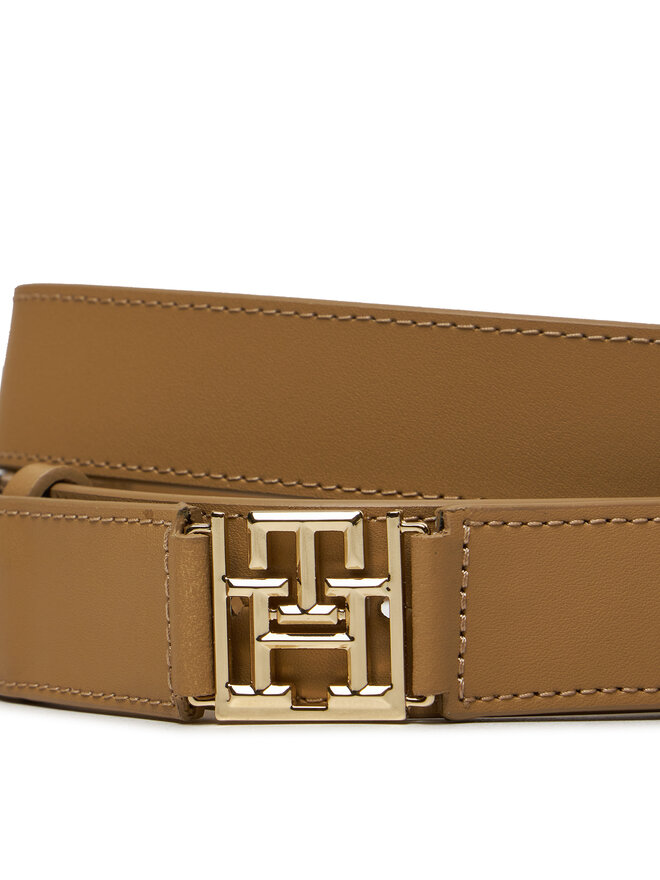 Tommy Hilfiger Dámský pásek Tommy Hilfiger Reset 3.0 AW0AW16353 Hnědá