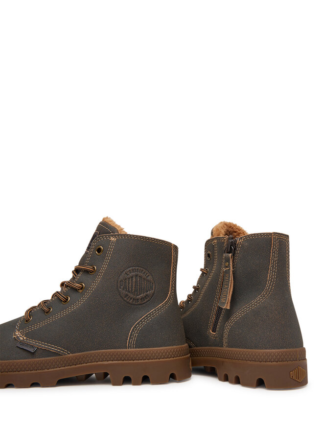 Palladium Schnürschuhe Palladium Pampa Zip Wl Pilot 74977-242-M Dunkelbraun