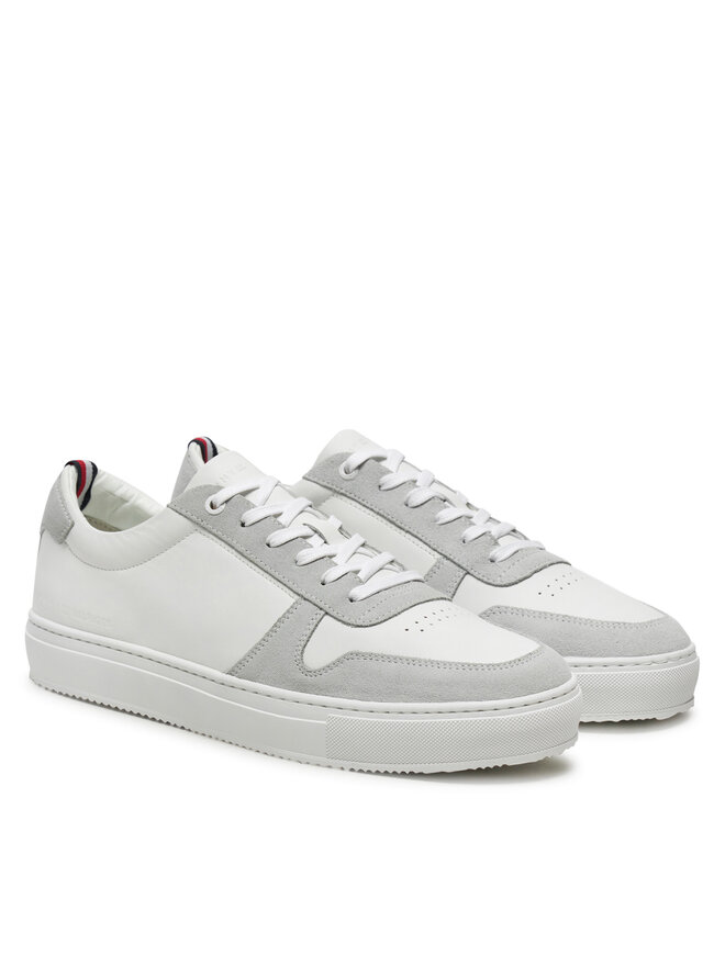 Tommy Hilfiger Snīkeri Tommy Hilfiger Premium Corporate Lth Mix FM0FM05244 Balts