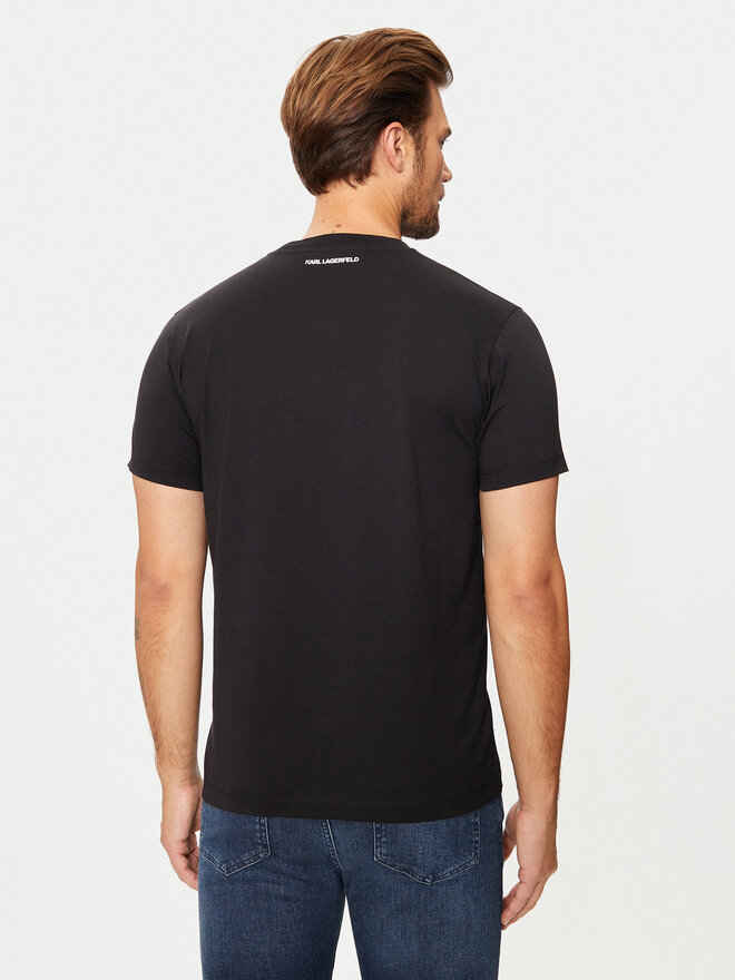 KARL LAGERFELD KARL LAGERFELD T-Shirt 755061 544241 Μαύρο Regular Fit