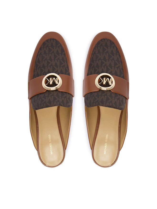 MICHAEL Michael Kors Pantoletten MICHAEL Michael Kors Mckenzie 40T6MZFP3L Braun