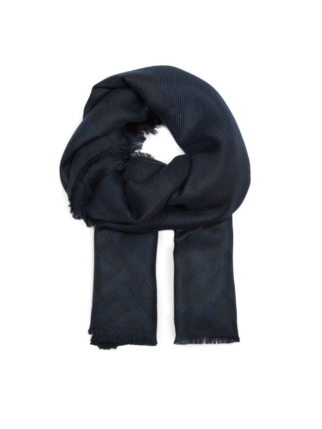 Tommy Hilfiger Eșarfă Tommy Hilfiger Essential Chic Large Square AW0AW15790 Bleumarin