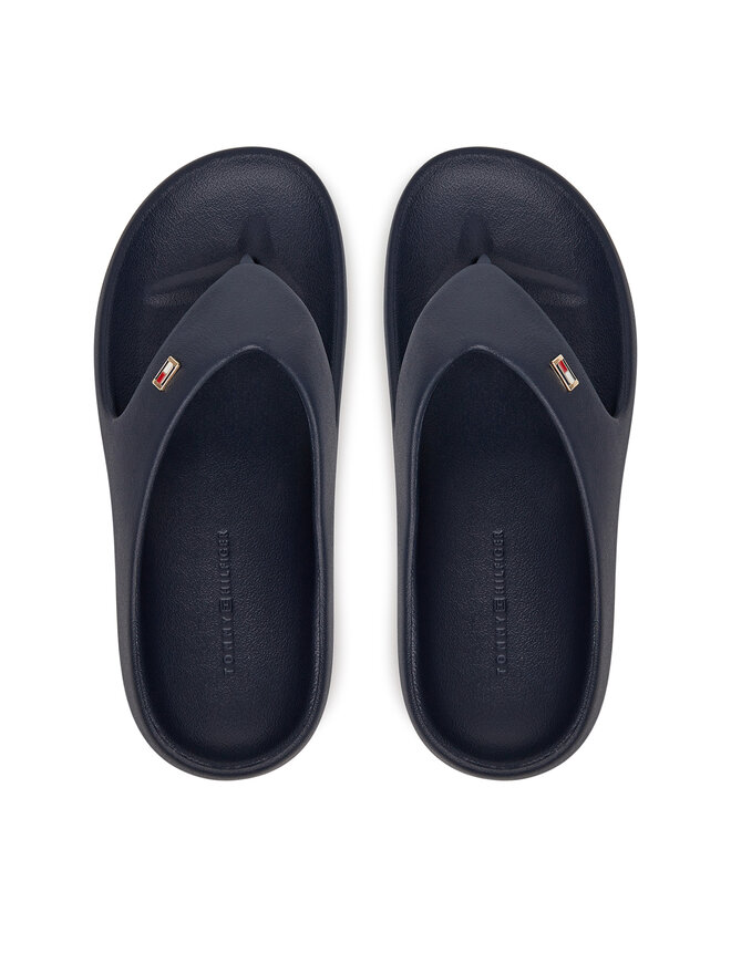 Tommy Hilfiger Zehentrenner Tommy Hilfiger Th Comfort Beach Sandal FW0FW08522 Dunkelblau