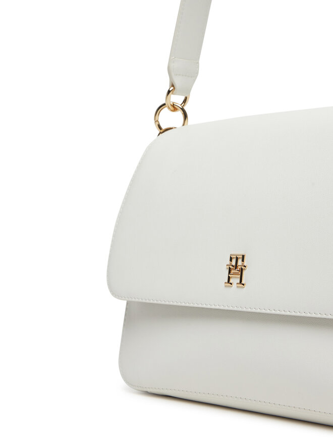 Tommy Hilfiger Bolso Tommy Hilfiger Th Joy Shoulder Bag AW0AW16815 Blanco