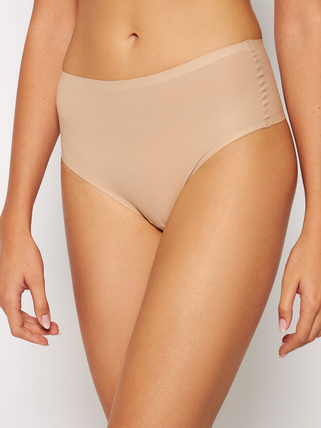 Chantelle Chantelle Бразильські труси з високою талією Soft Stretch C10690 Бежевий