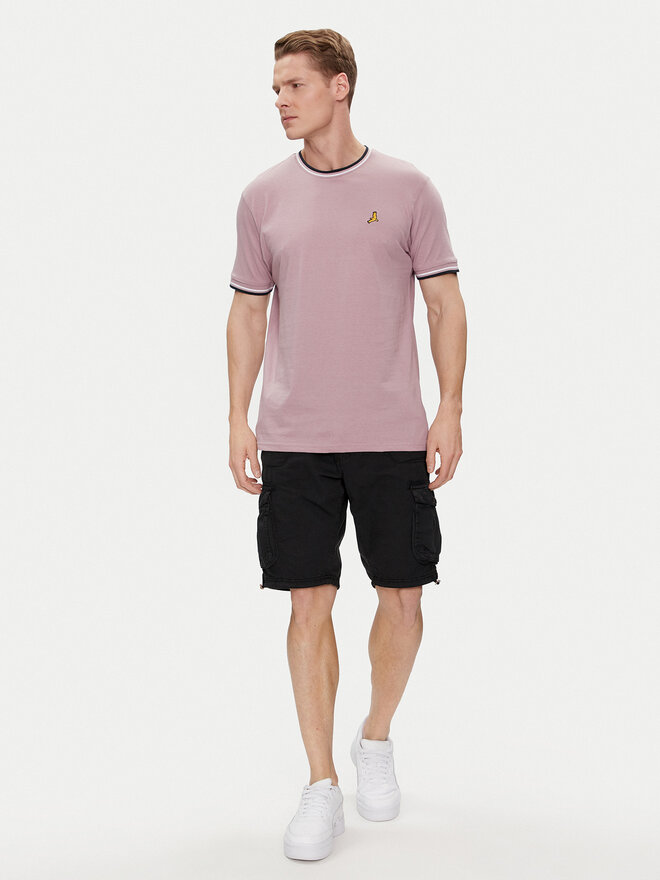 Brave Soul Brave Soul Camiseta MTS-149FEDERERF Rosa Straight Fit