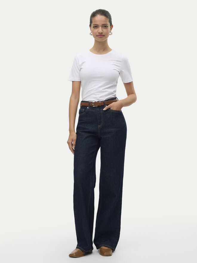 Vero Moda Vero Moda Футболка Lulu 10323755 Білий Regular Fit
