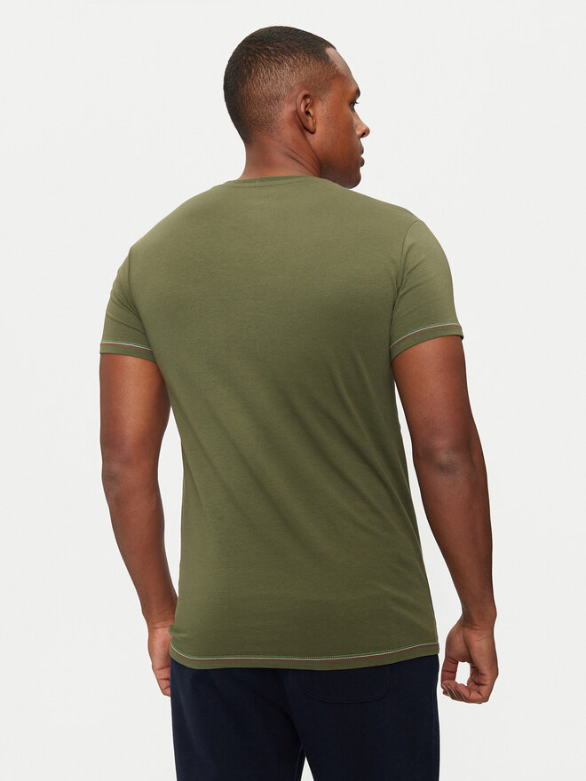 Aeronautica Militare Aeronautica Militare T-Shirt AM1UTI004 Πράσινο Slim Fit