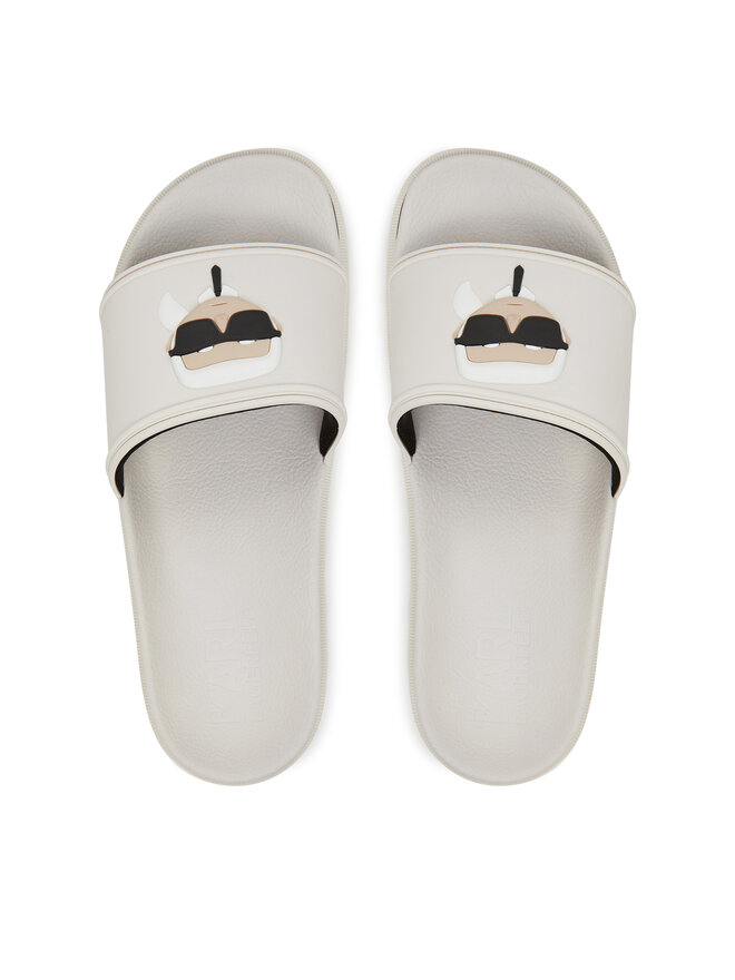 KARL LAGERFELD Παντόφλες KARL LAGERFELD Kondo Tred KL70905 Λευκό